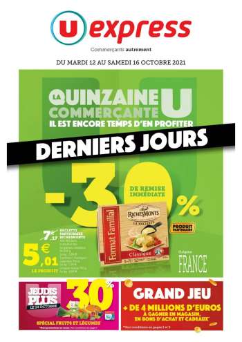 Catalogue U express - 12/10/2021 - 16/10/2021.