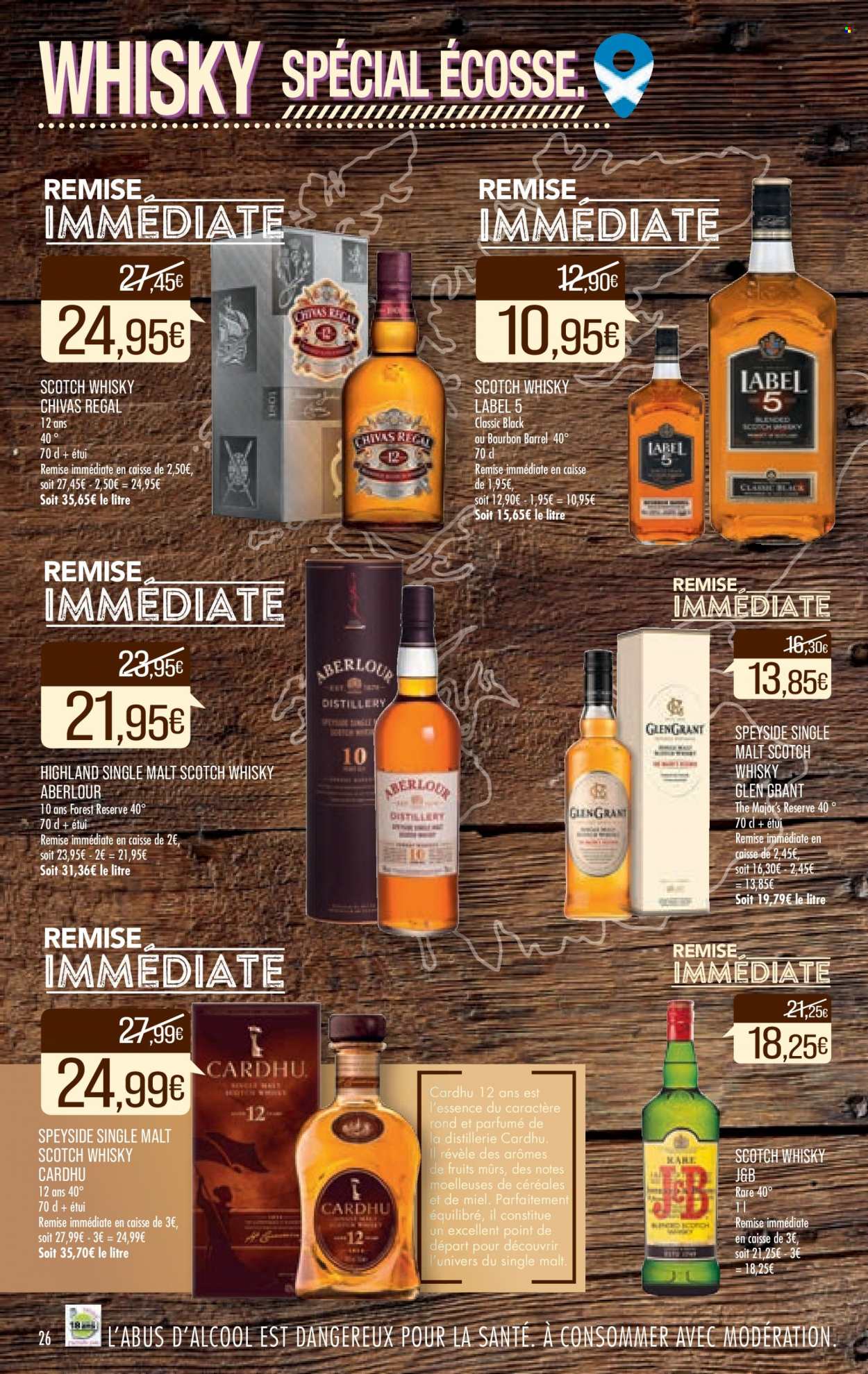 thumbnail - Catalogue Supermarché Match - 12/10/2021 - 24/10/2021 - Produits soldés - whisky, J&B. Page 26.