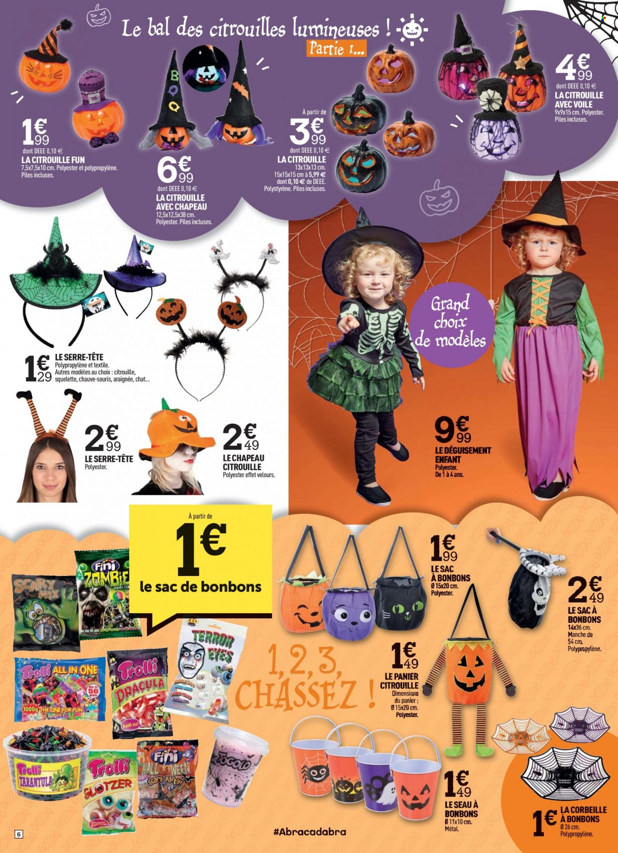 thumbnail - Catalogue Centrakor - 18/10/2021 - 31/10/2021 - Produits soldés - corbeille, costume, chauve-souris, souris. Page 6.