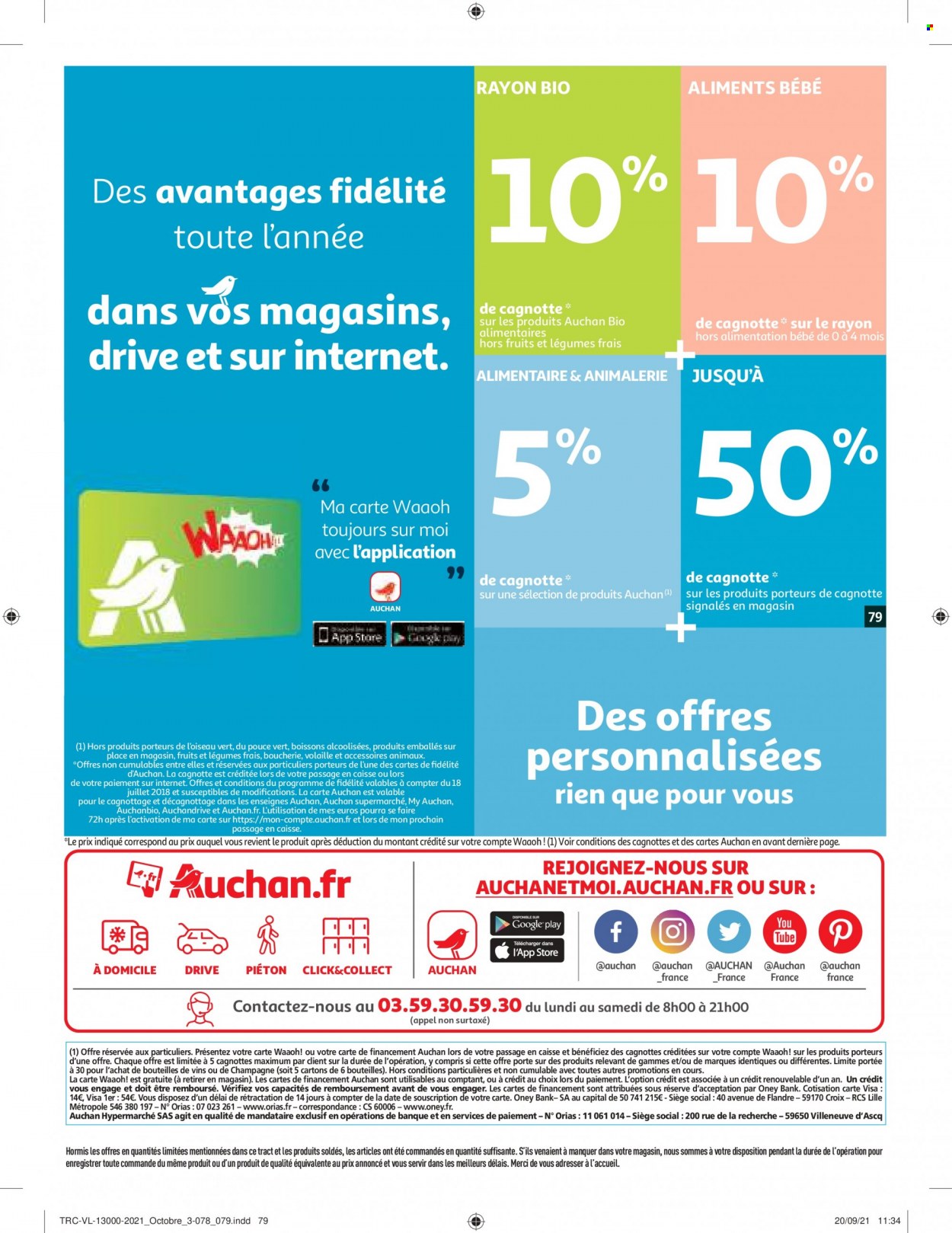 thumbnail - Catalogue Auchan - 13/10/2021 - 19/10/2021 - Produits soldés - vin. Page 79.