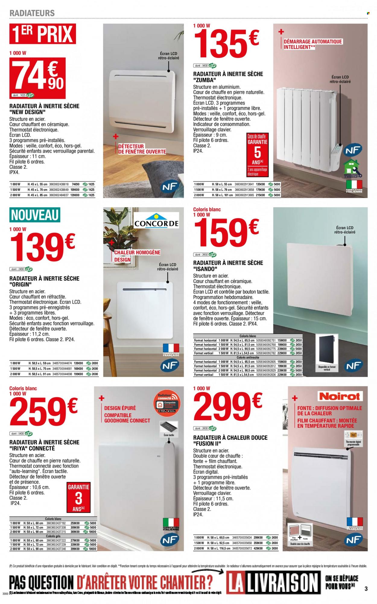 thumbnail - Catalogue Brico Dépôt - 15/10/2021 - 28/10/2021 - Produits soldés - radiateur, clavier. Page 3.