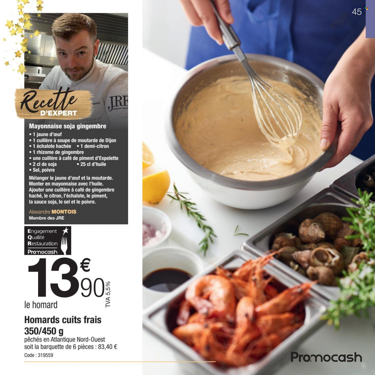 thumbnail - Catalogue Promocash - 02/12/2021 - 31/12/2021 - Produits soldés - citron, homard, moutarde de Dijon. Page 45.