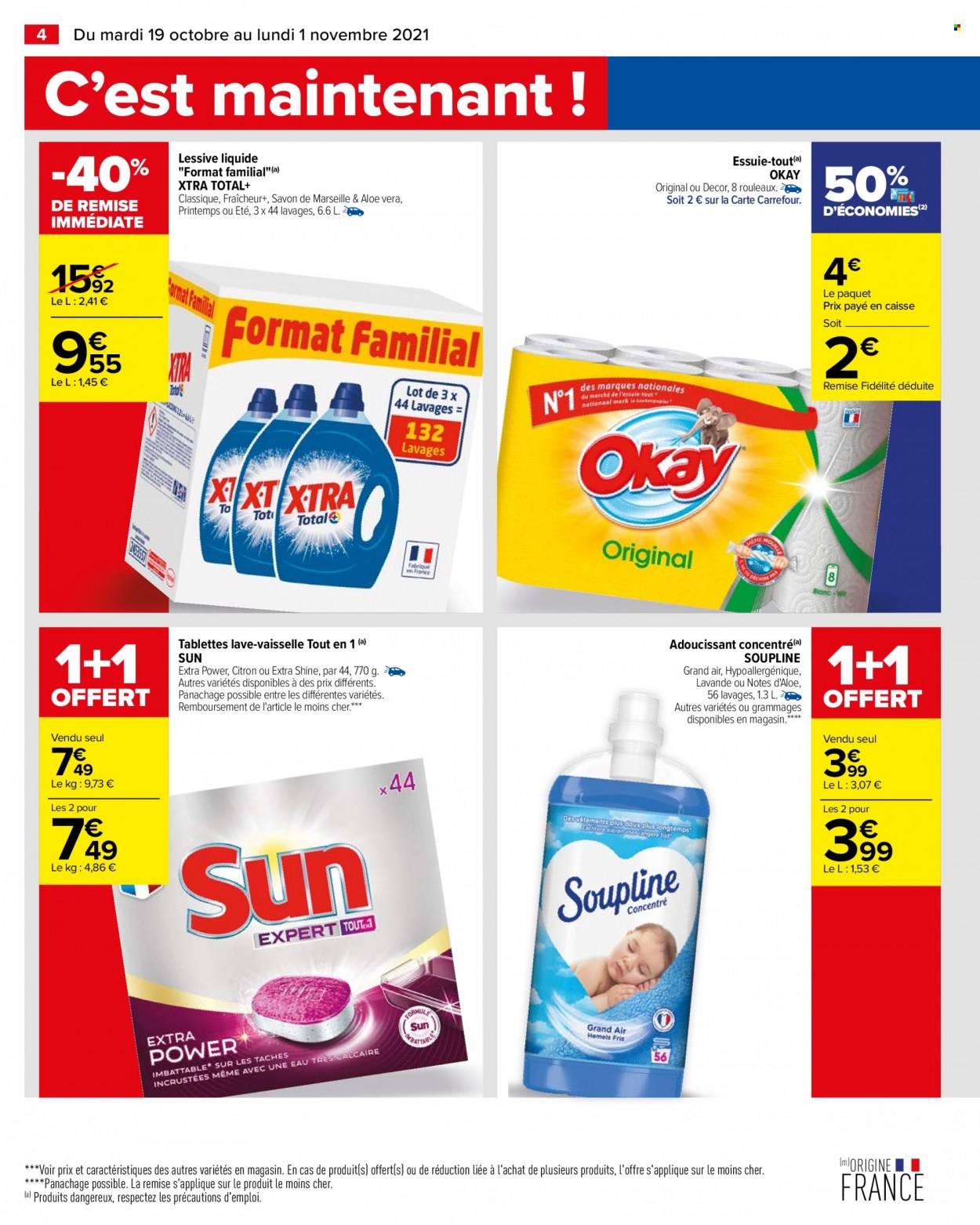 Catalogue Carrefour Hypermarchés - 19/10/2021 - 01/11/2021. Page 4