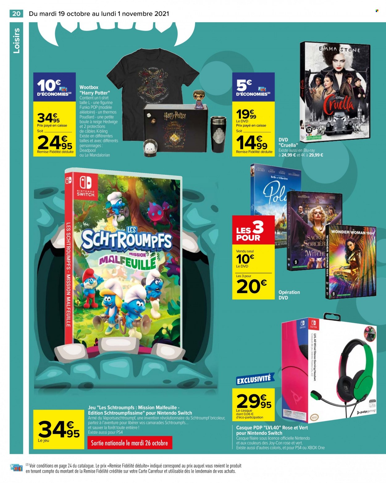 Catalogue Carrefour Hypermarchés - 19/10/2021 - 01/11/2021. Page 20