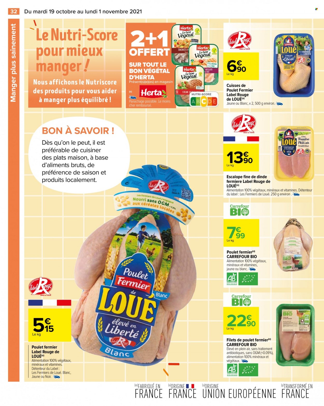 Catalogue Carrefour Hypermarchés - 19/10/2021 - 01/11/2021. Page 32