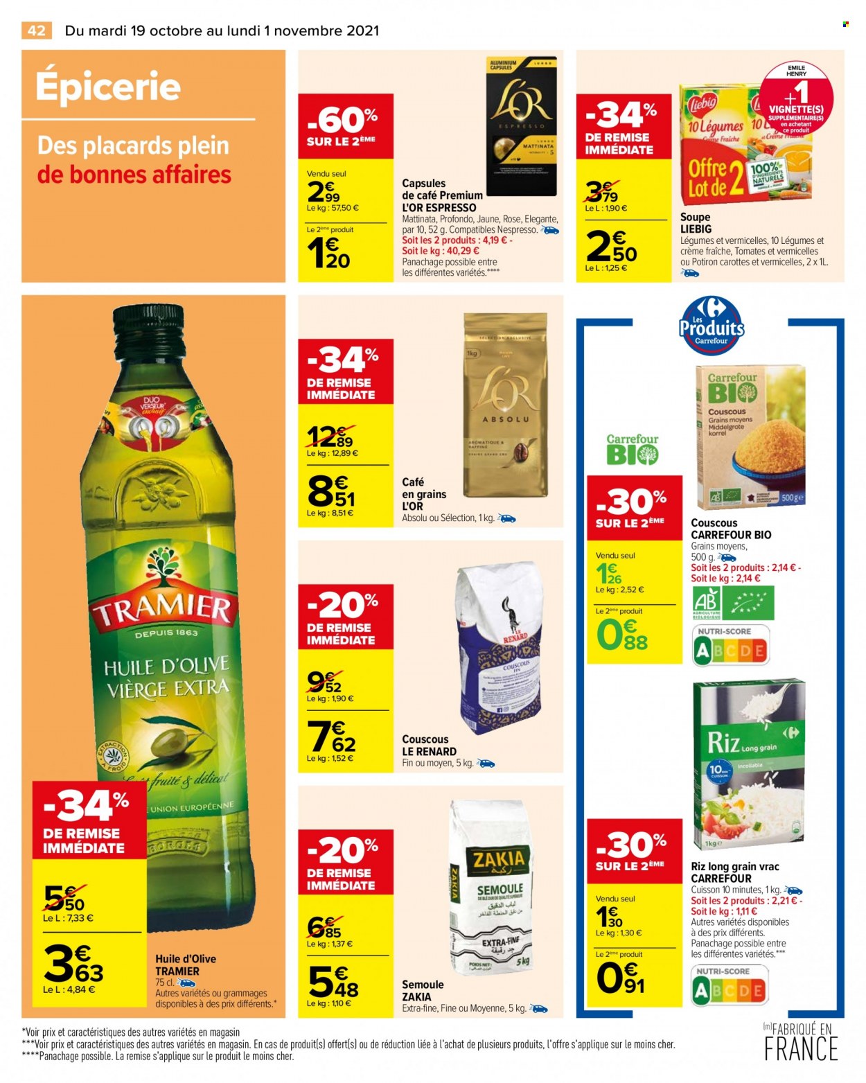 Catalogue Carrefour Hypermarchés - 19/10/2021 - 01/11/2021. Page 42