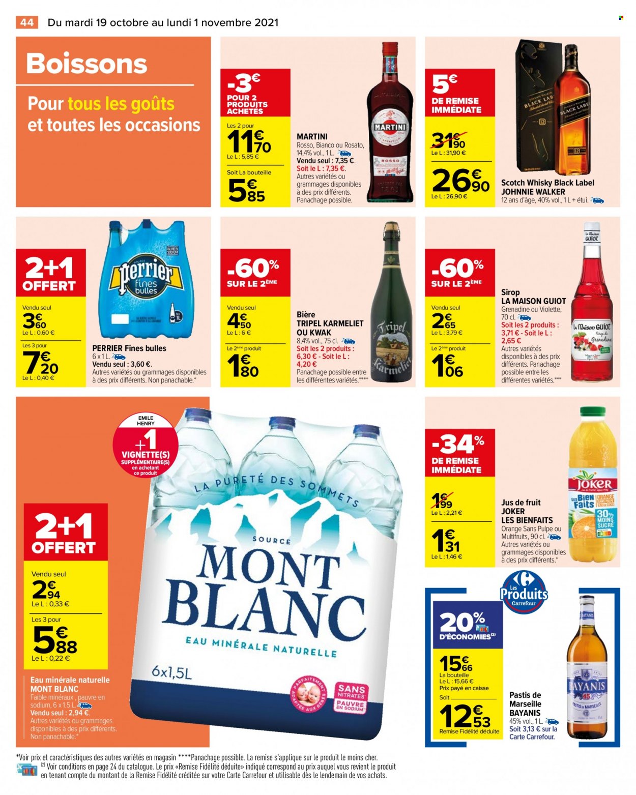 Catalogue Carrefour Hypermarchés - 19/10/2021 - 01/11/2021. Page 44