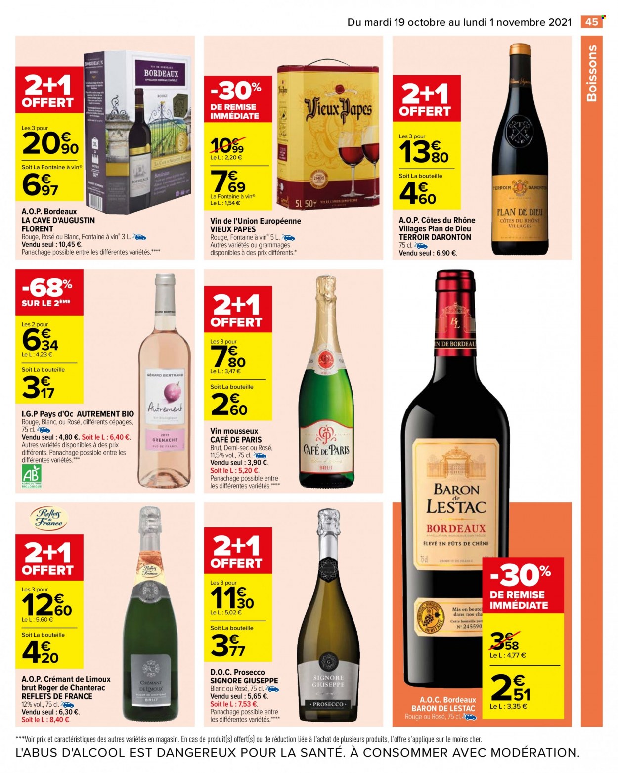 Catalogue Carrefour Hypermarchés - 19/10/2021 - 01/11/2021. Page 45