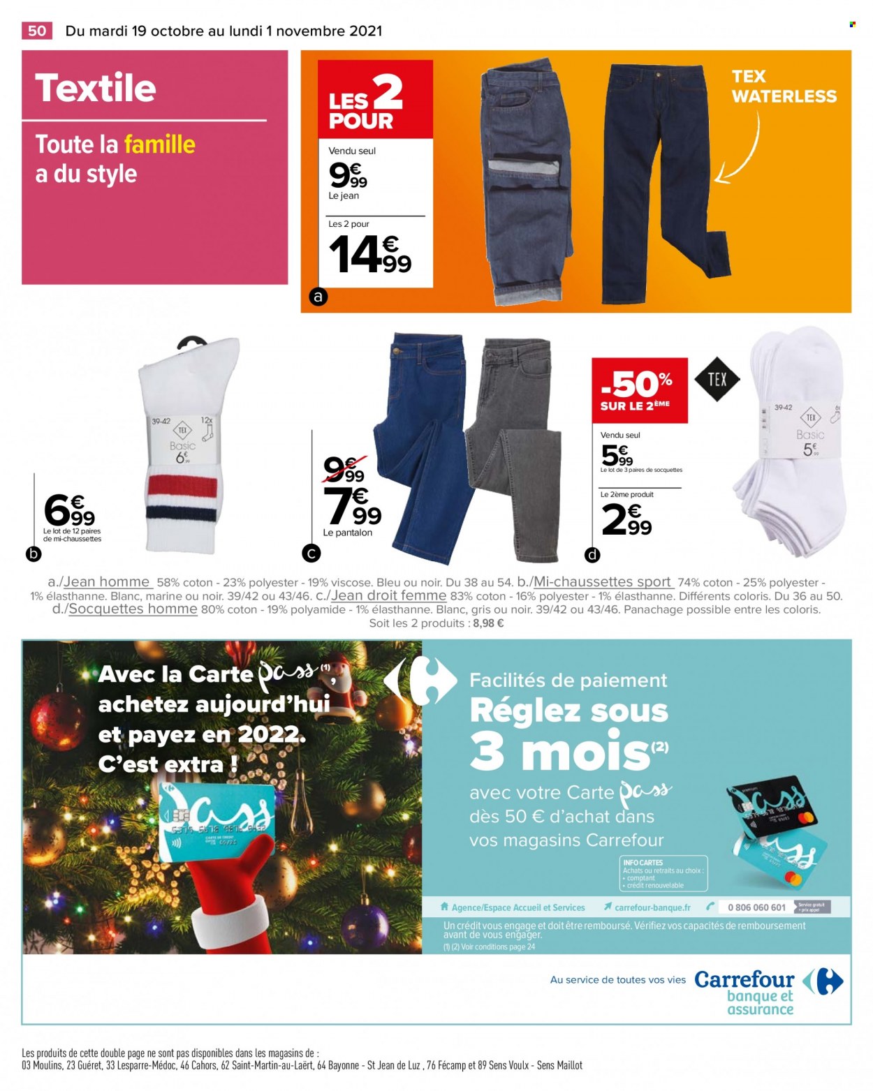 Catalogue Carrefour Hypermarchés - 19/10/2021 - 01/11/2021. Page 50