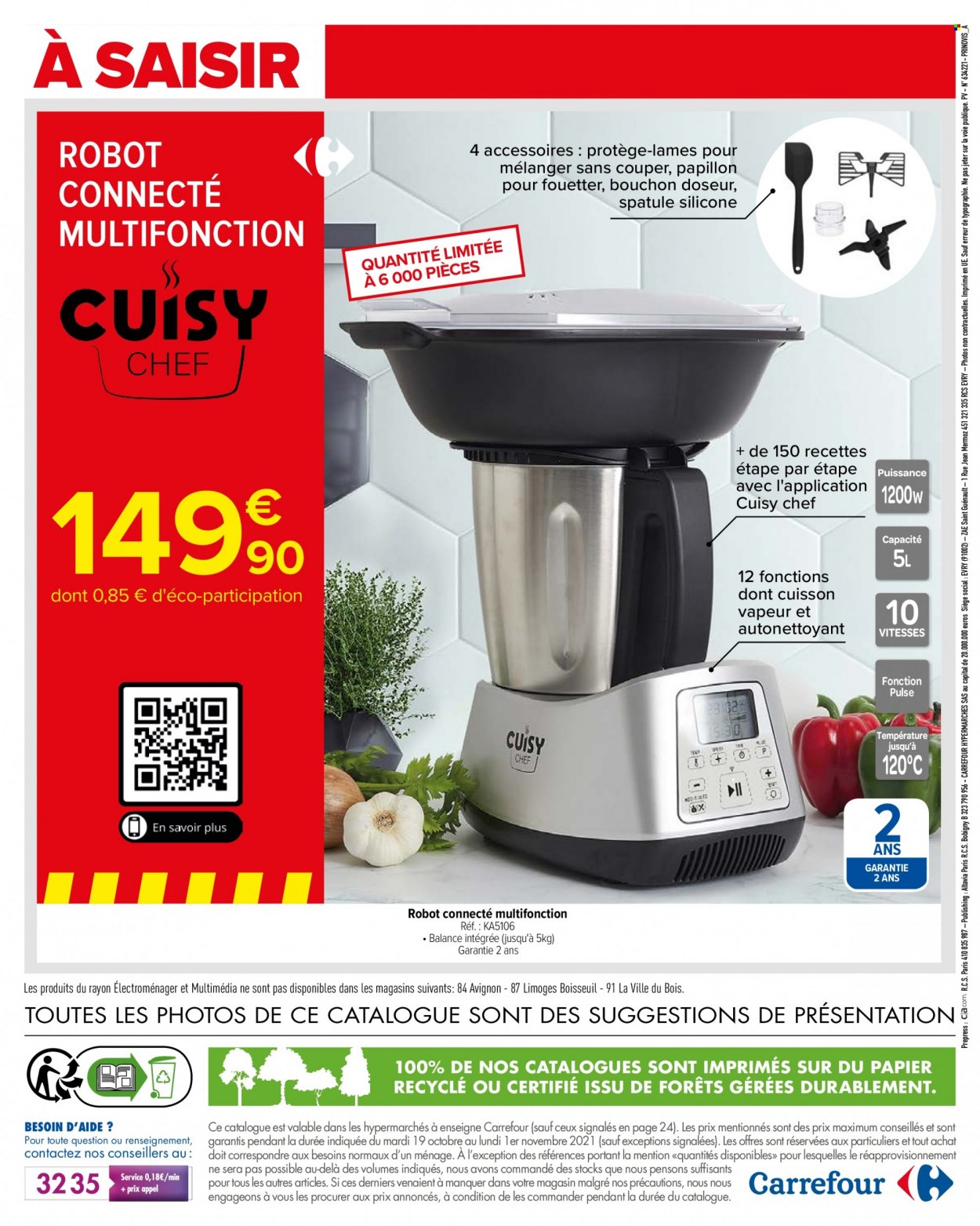 Catalogue Carrefour Hypermarchés - 19/10/2021 - 01/11/2021. Page 56