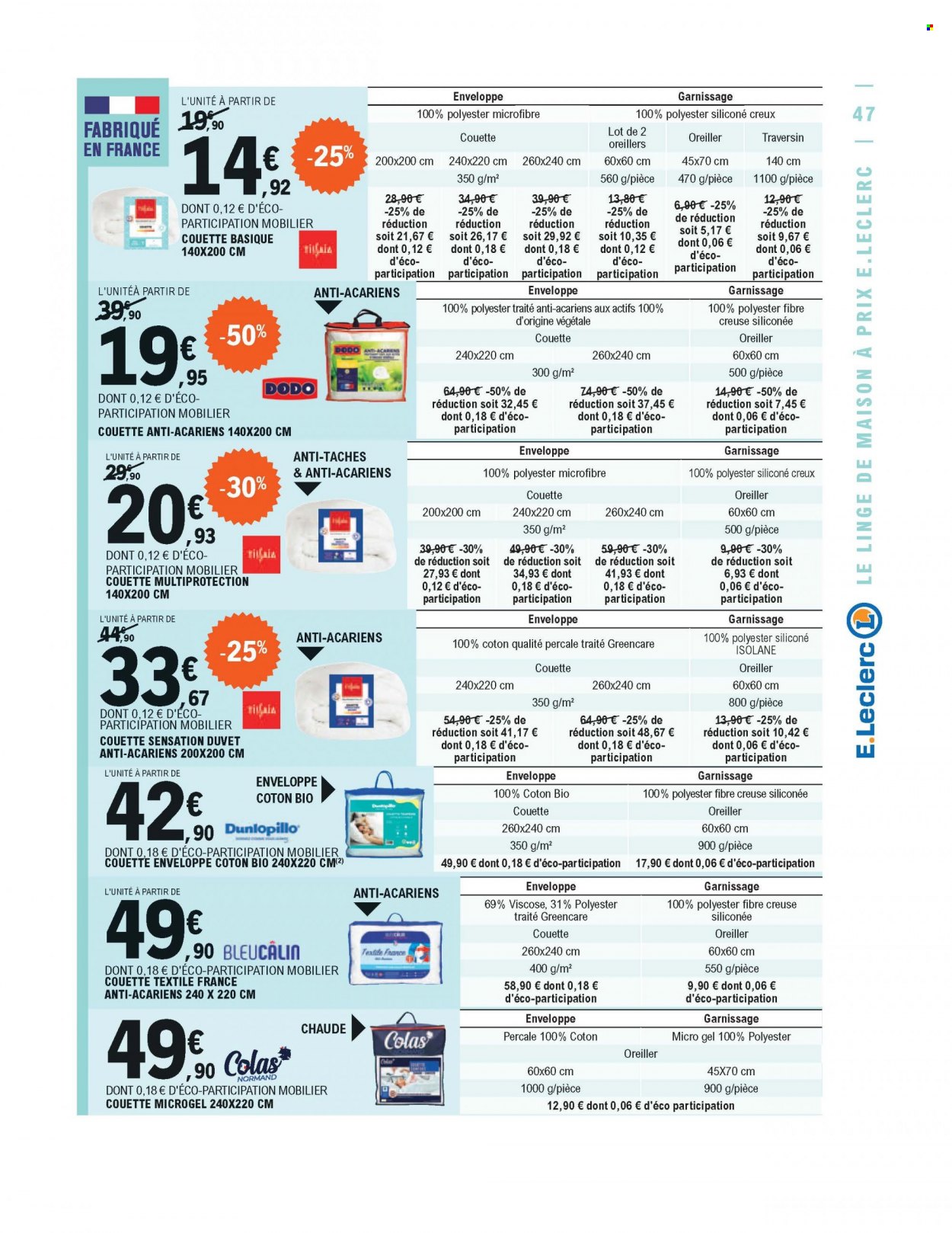 Catalogue E.Leclerc - 19/10/2021 - 30/10/2021. Page 47