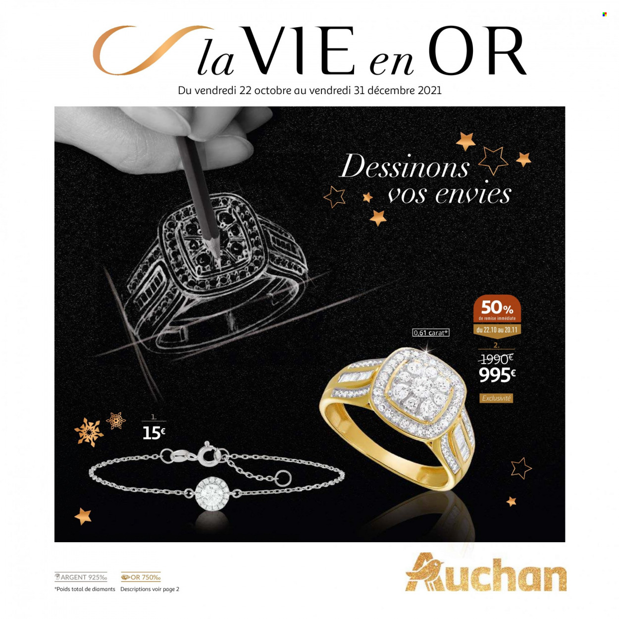 thumbnail - Catalogue Auchan - 22/10/2021 - 31/12/2021.