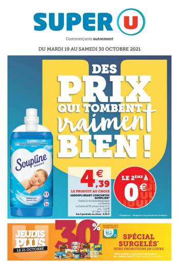 Catalogue SUPER U - 19/10/2021 - 30/10/2021.