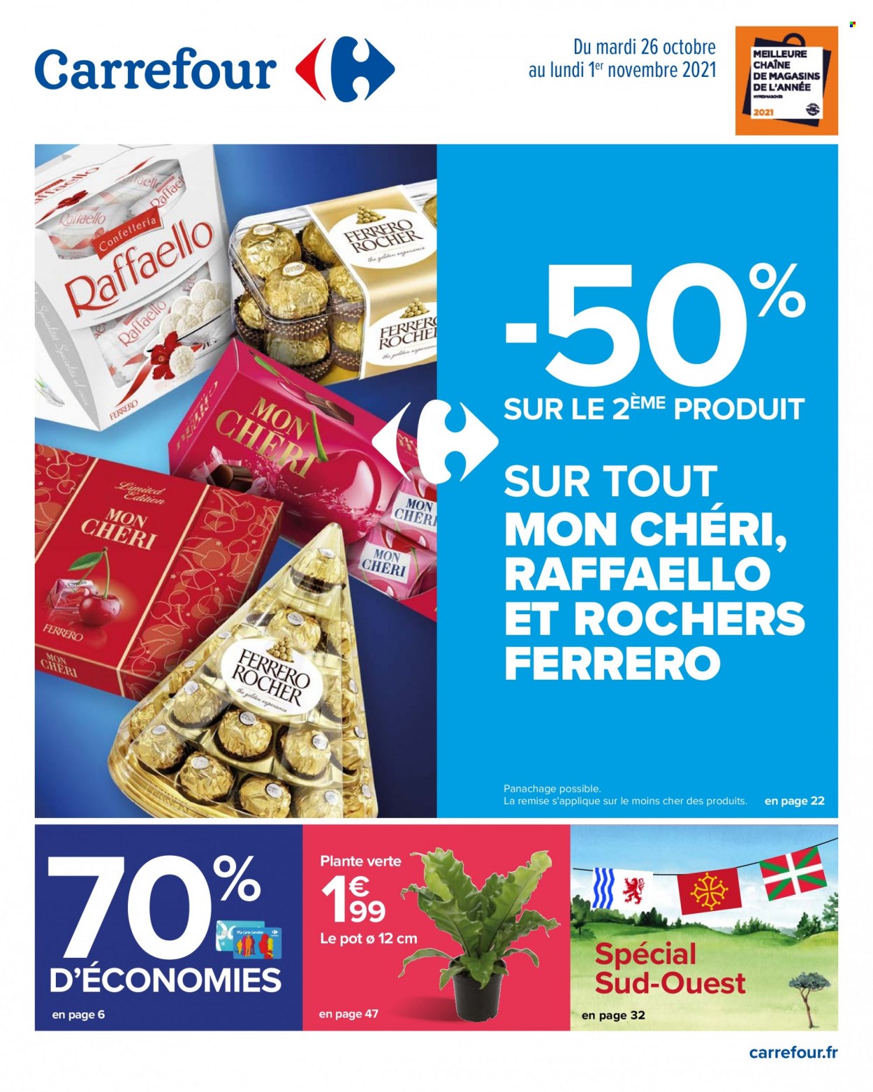 Catalogue Carrefour Hypermarchés - 26/10/2021 - 01/11/2021. Page 1