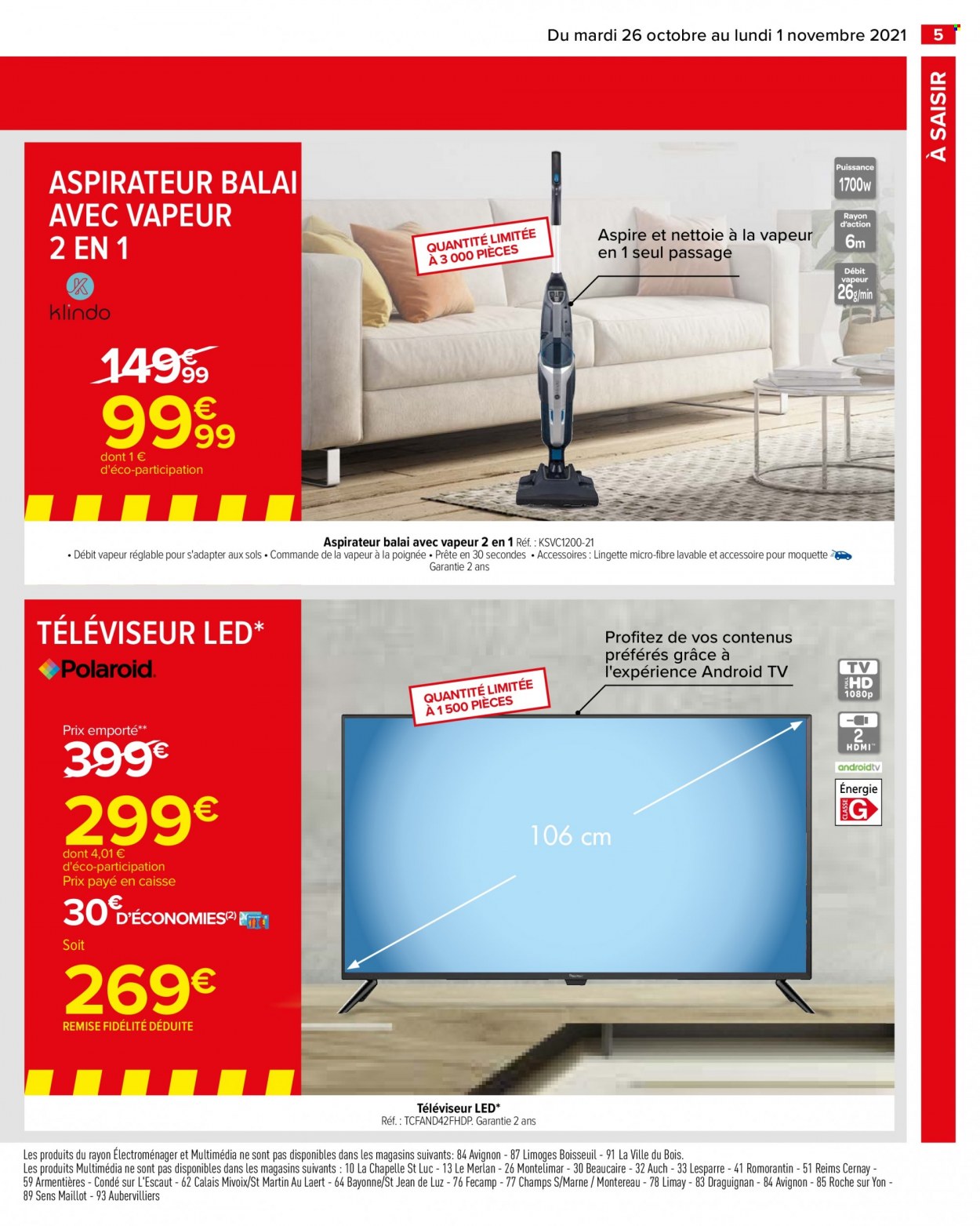 Catalogue Carrefour Hypermarchés - 26/10/2021 - 01/11/2021. Page 5