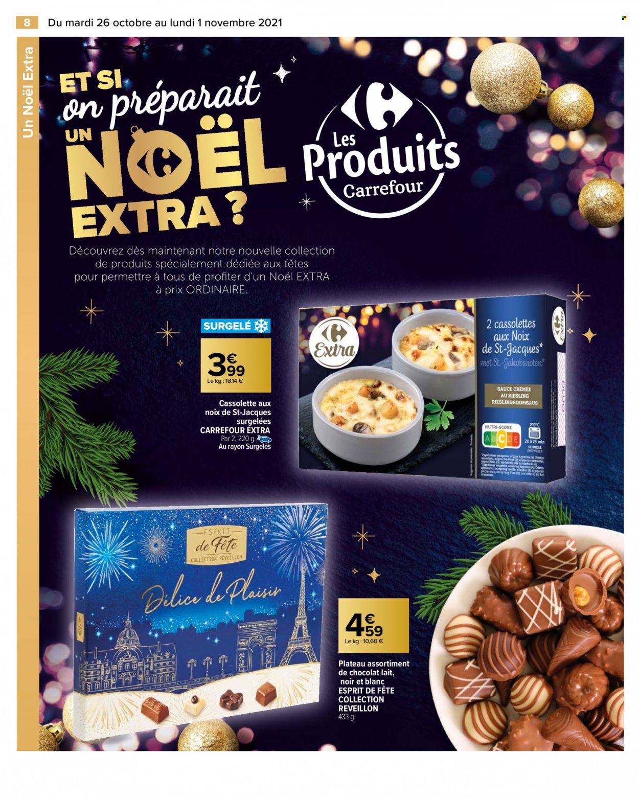 thumbnail - Catalogue Carrefour Hypermarchés - 26/10/2021 - 01/11/2021 - Produits soldés - ESPRIT, chocolat. Page 8.