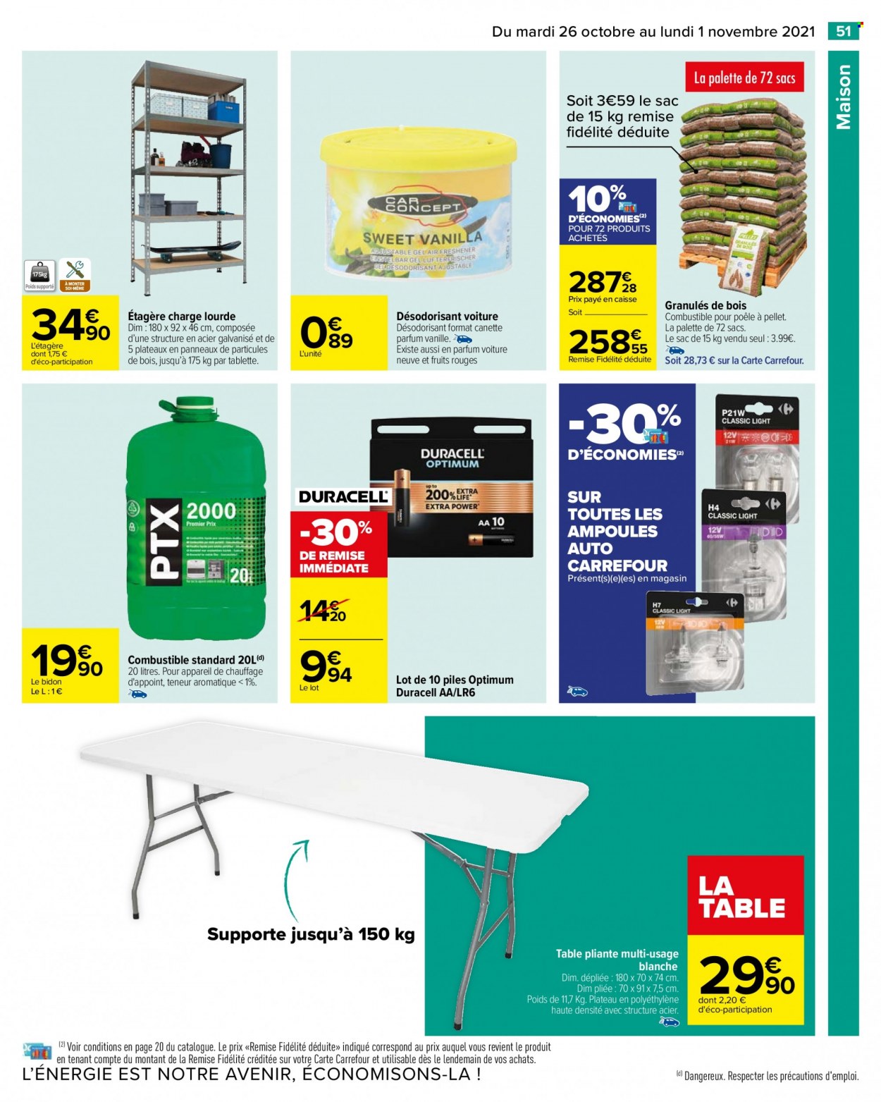 Catalogue Carrefour Hypermarchés - 26/10/2021 - 01/11/2021. Page 52