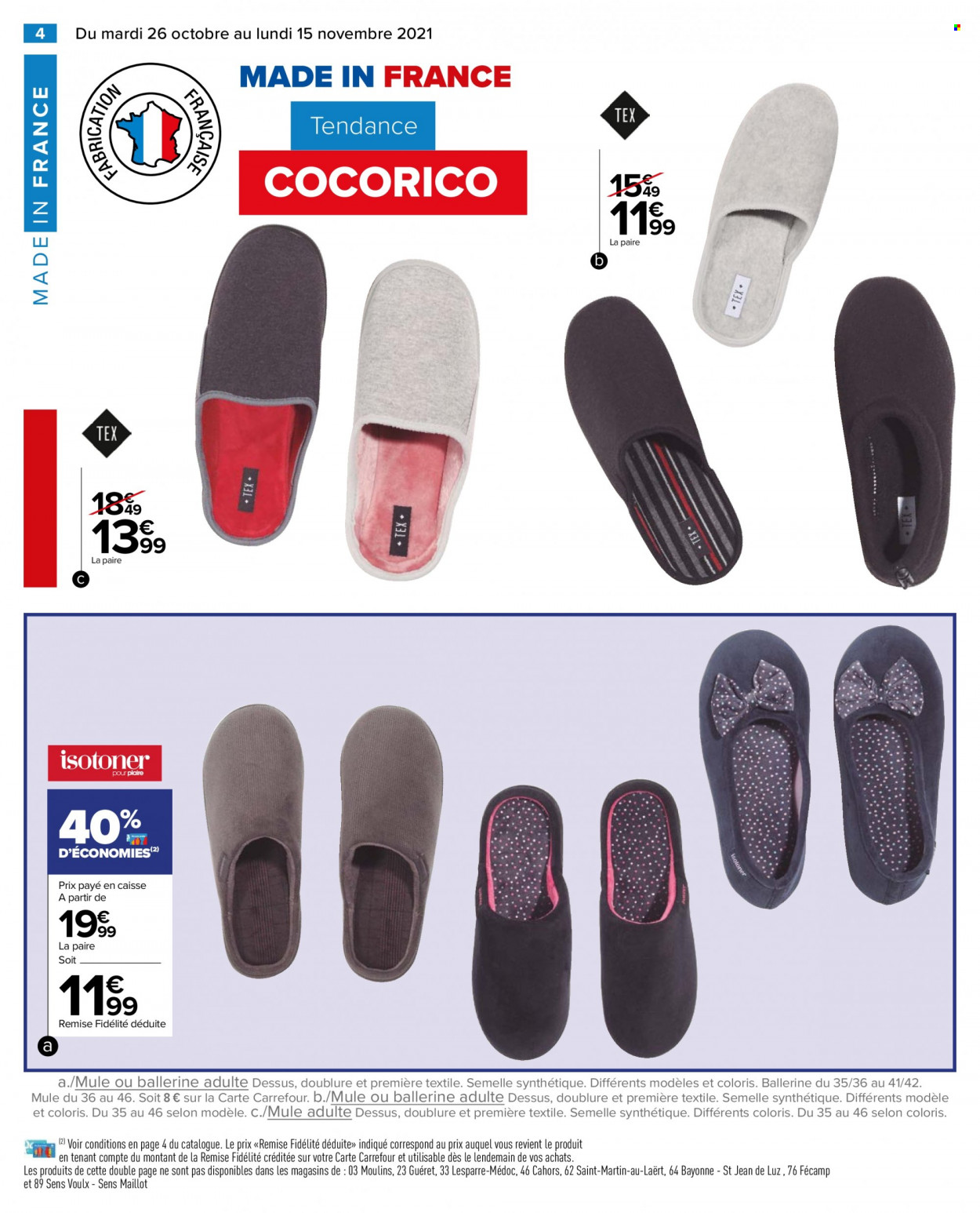 Catalogue Carrefour Hypermarchés - 26/10/2021 - 15/11/2021. Page 4