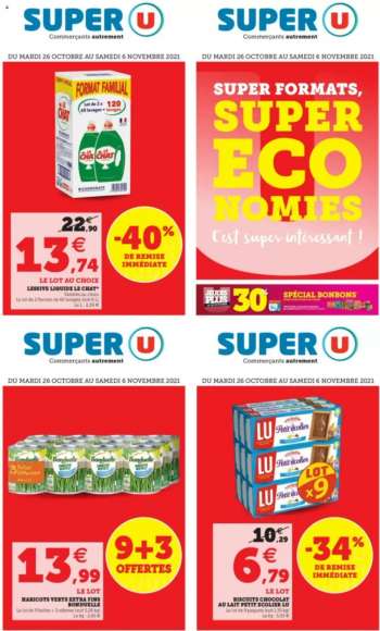 Catalogue SUPER U - 26/10/2021 - 06/11/2021.