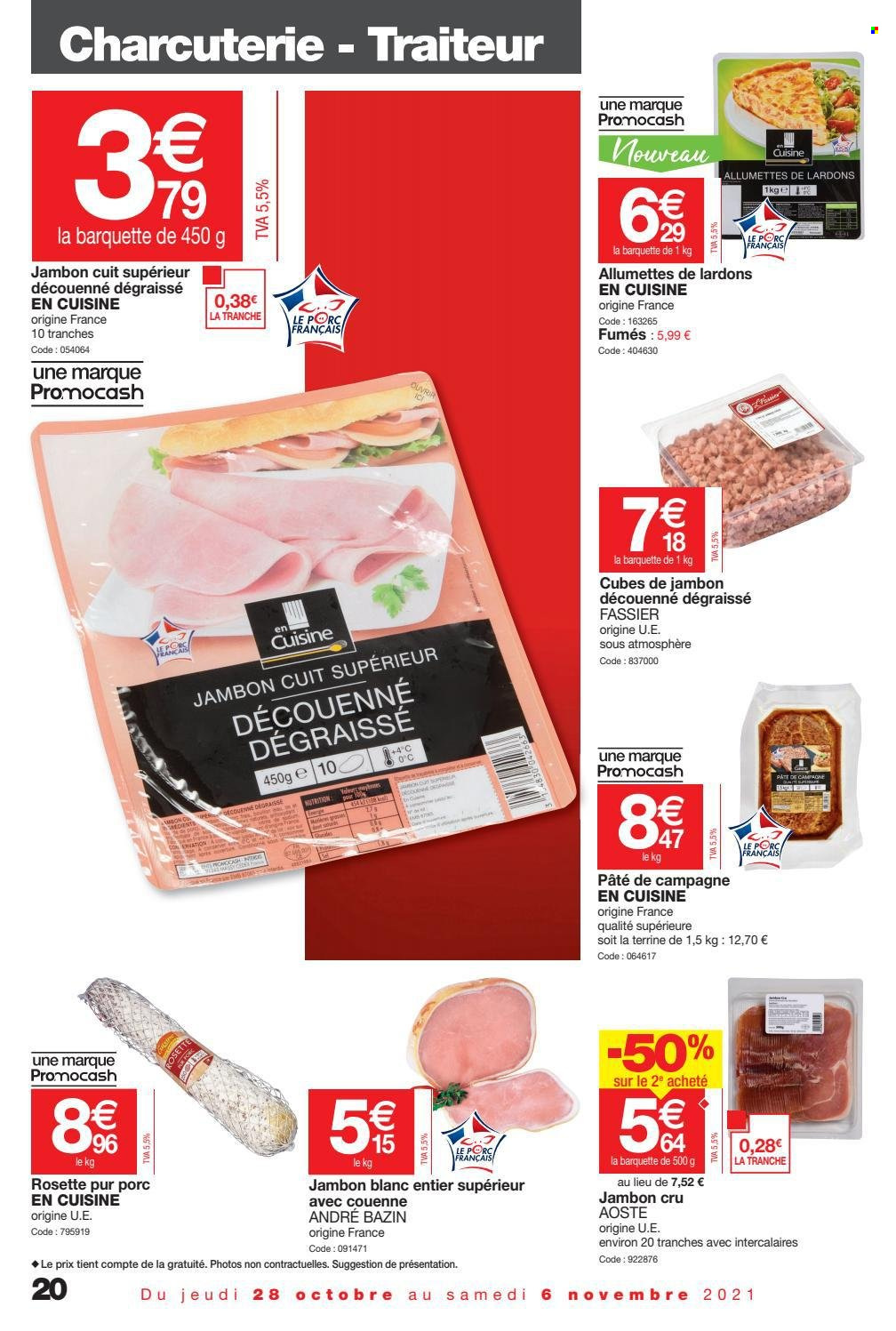 Catalogue Promocash - 28/10/2021 - 06/11/2021. Page 20