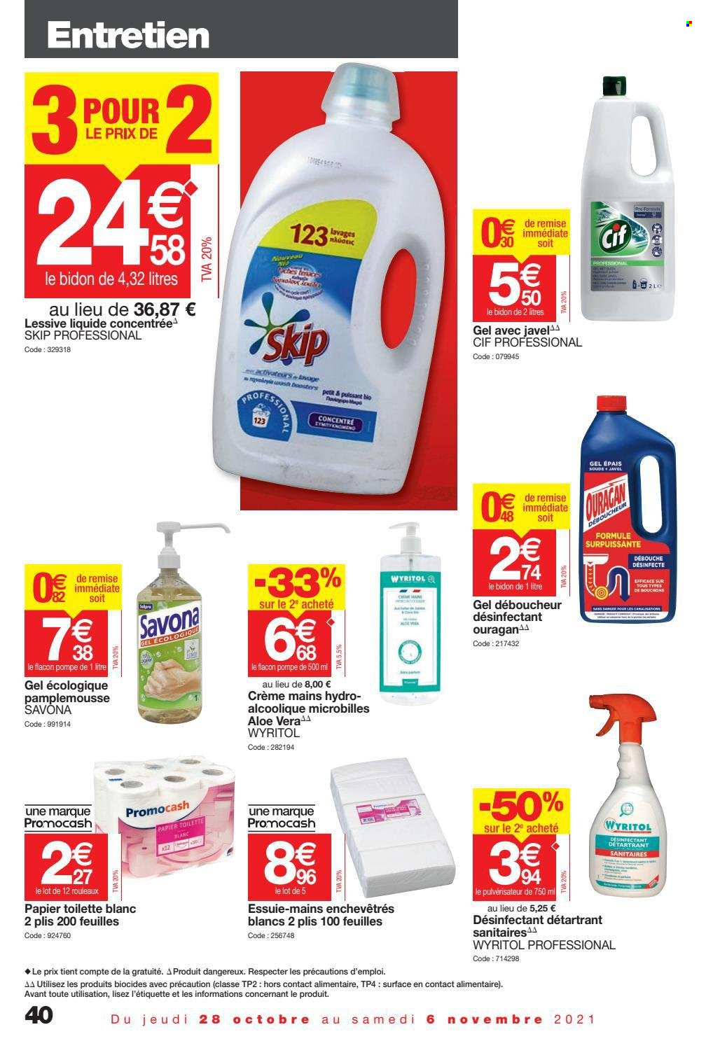 Catalogue Promocash - 28/10/2021 - 06/11/2021. Page 40