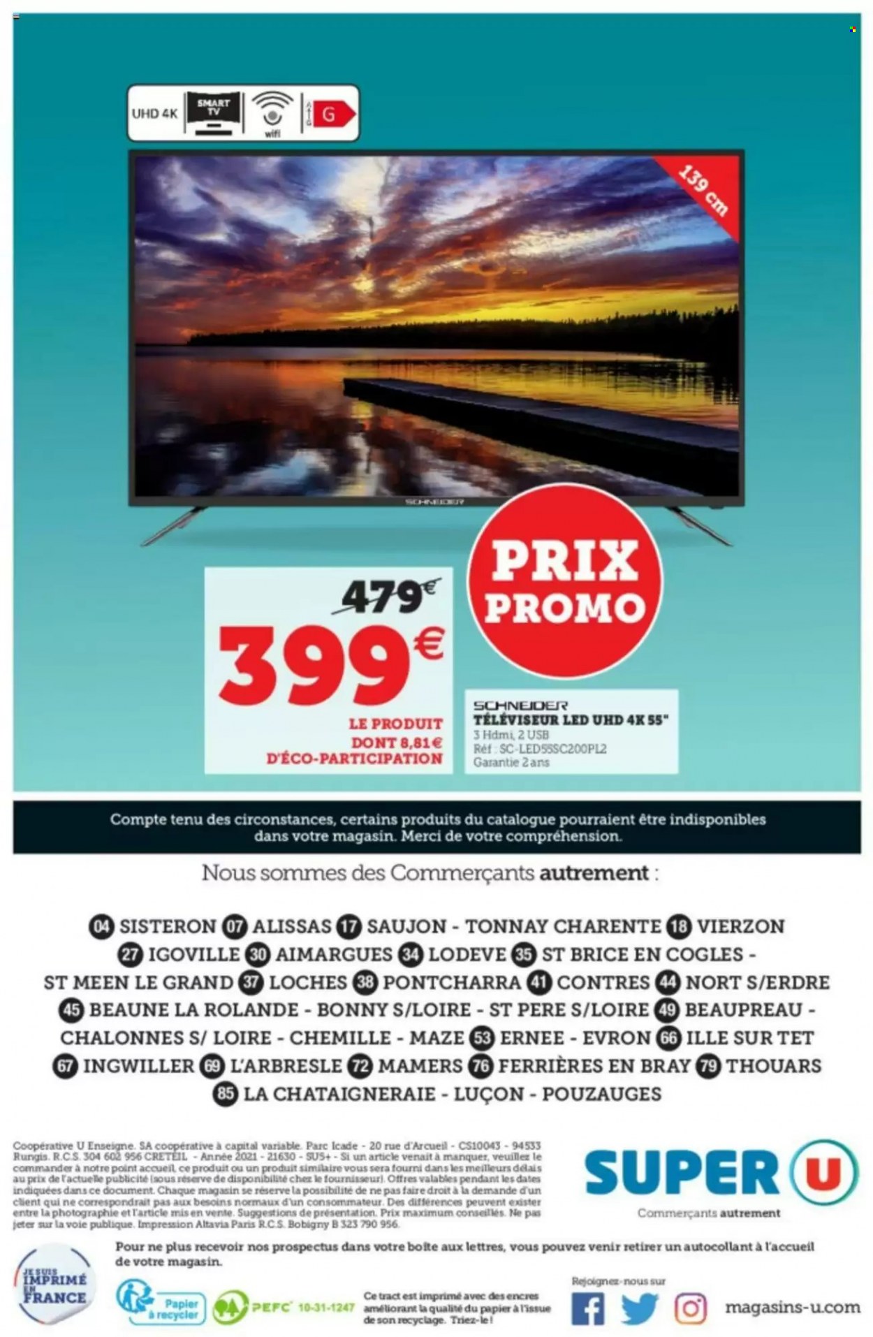 Catalogue SUPER U - 26/10/2021 - 06/11/2021. Page 28