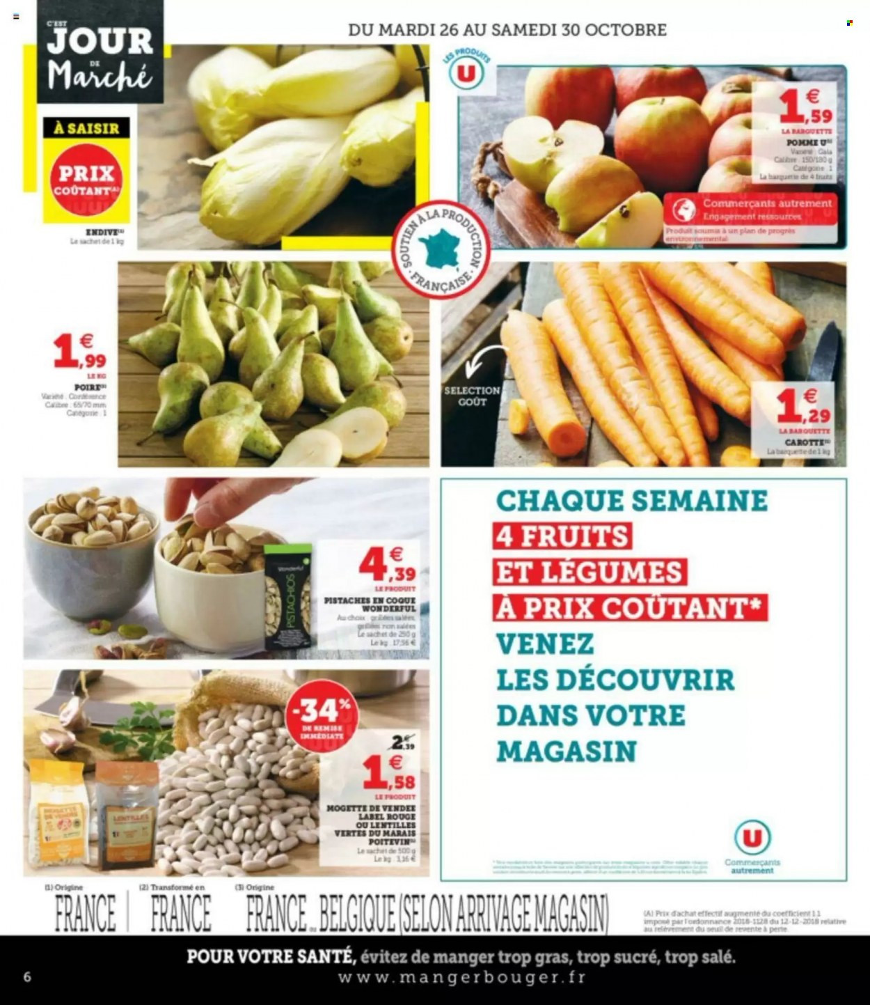 Catalogue SUPER U - 26/10/2021 - 30/10/2021. Page 6