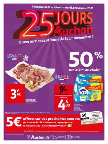 Catalogue Auchan - 27/10/2021 - 02/11/2021.