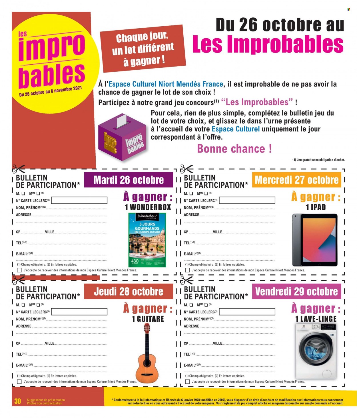 Catalogue E.Leclerc - 26/10/2021 - 06/11/2021. Page 30