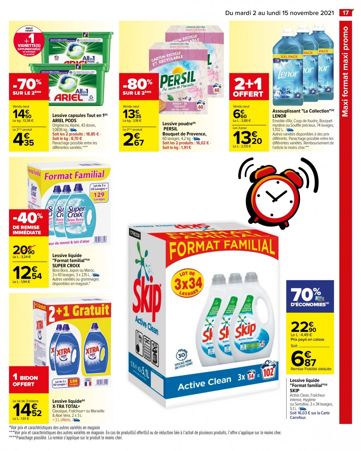 Catalogue Carrefour Hypermarchés - 02/11/2021 - 15/11/2021. Page 17
