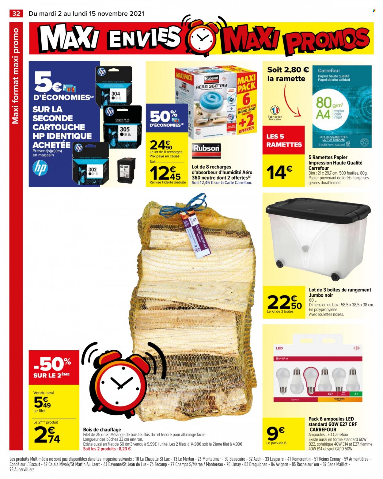 Catalogue Carrefour Hypermarchés - 02/11/2021 - 15/11/2021. Page 32