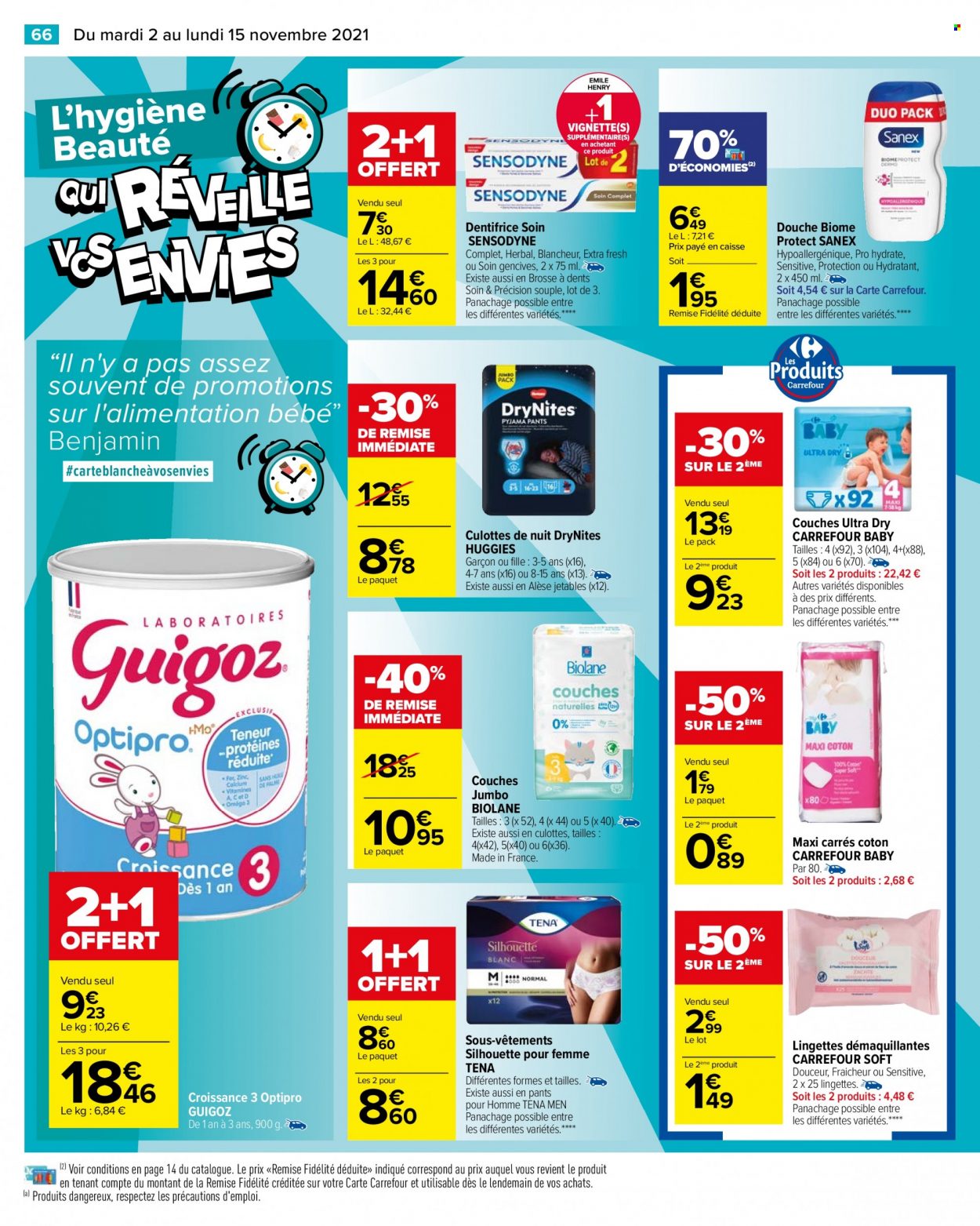 Catalogue Carrefour Hypermarchés - 02/11/2021 - 15/11/2021. Page 66