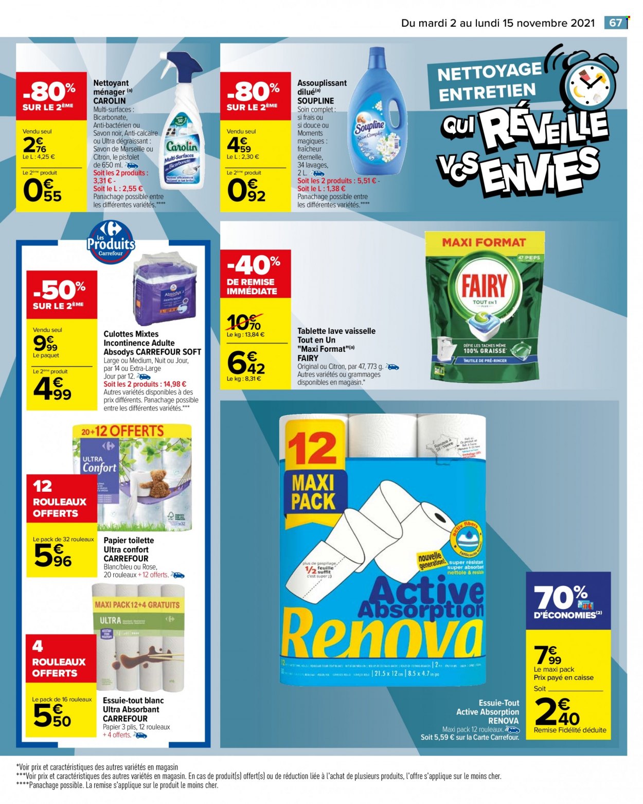 Catalogue Carrefour Hypermarchés - 02/11/2021 - 15/11/2021. Page 67