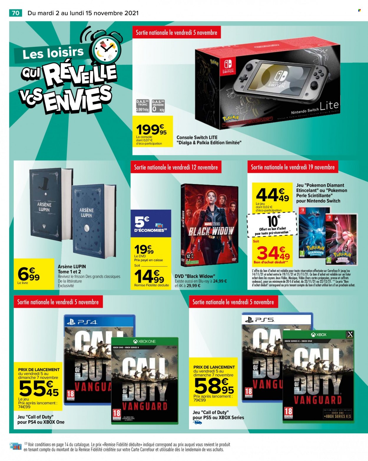 Catalogue Carrefour Hypermarchés - 02/11/2021 - 15/11/2021. Page 70