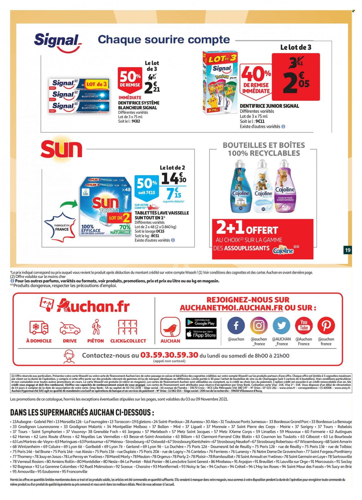 Catalogue Auchan - 03/11/2021 - 09/11/2021. Page 19