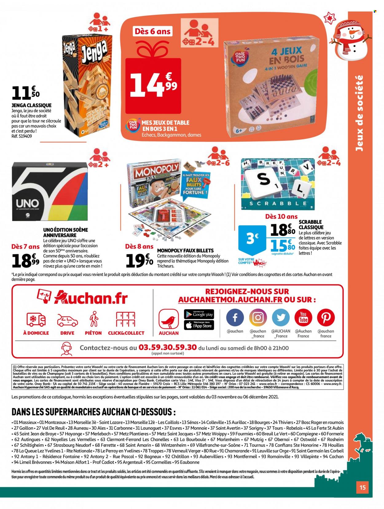 Catalogue Auchan - 03/11/2021 - 06/12/2021. Page 15