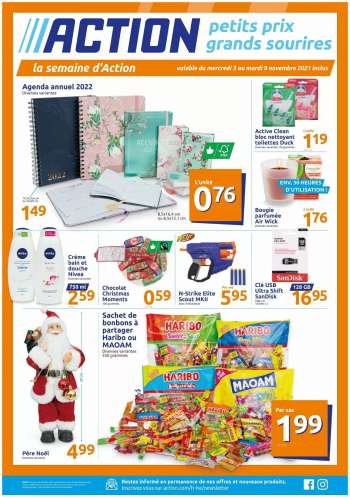 Catalogue Action - 03/11/2021 - 09/11/2021.