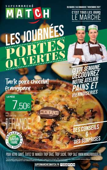 Catalogue Supermarché Match - 02/11/2021 - 07/11/2021.