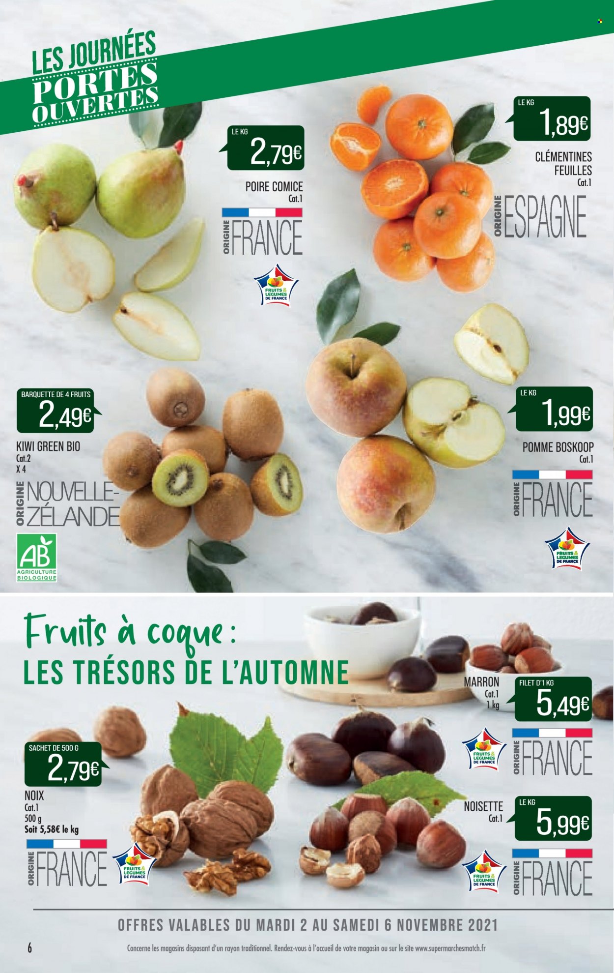 Catalogue Supermarché Match - 02/11/2021 - 07/11/2021. Page 6