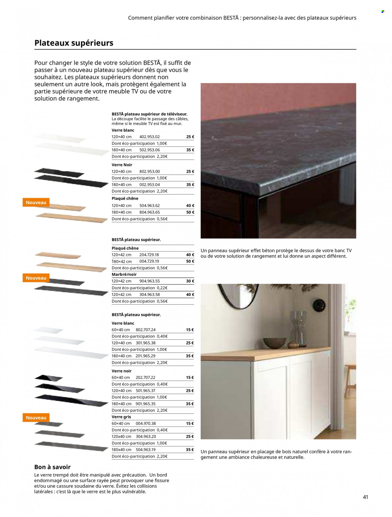 thumbnail - Catalogue IKEA - Produits soldés - meuble tv. Page 41.
