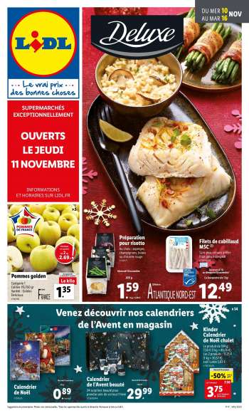 Catalogue Lidl - 10/11/2021 - 16/11/2021.