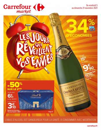 Catalogue Carrefour Market - 05/11/2021 - 21/11/2021.