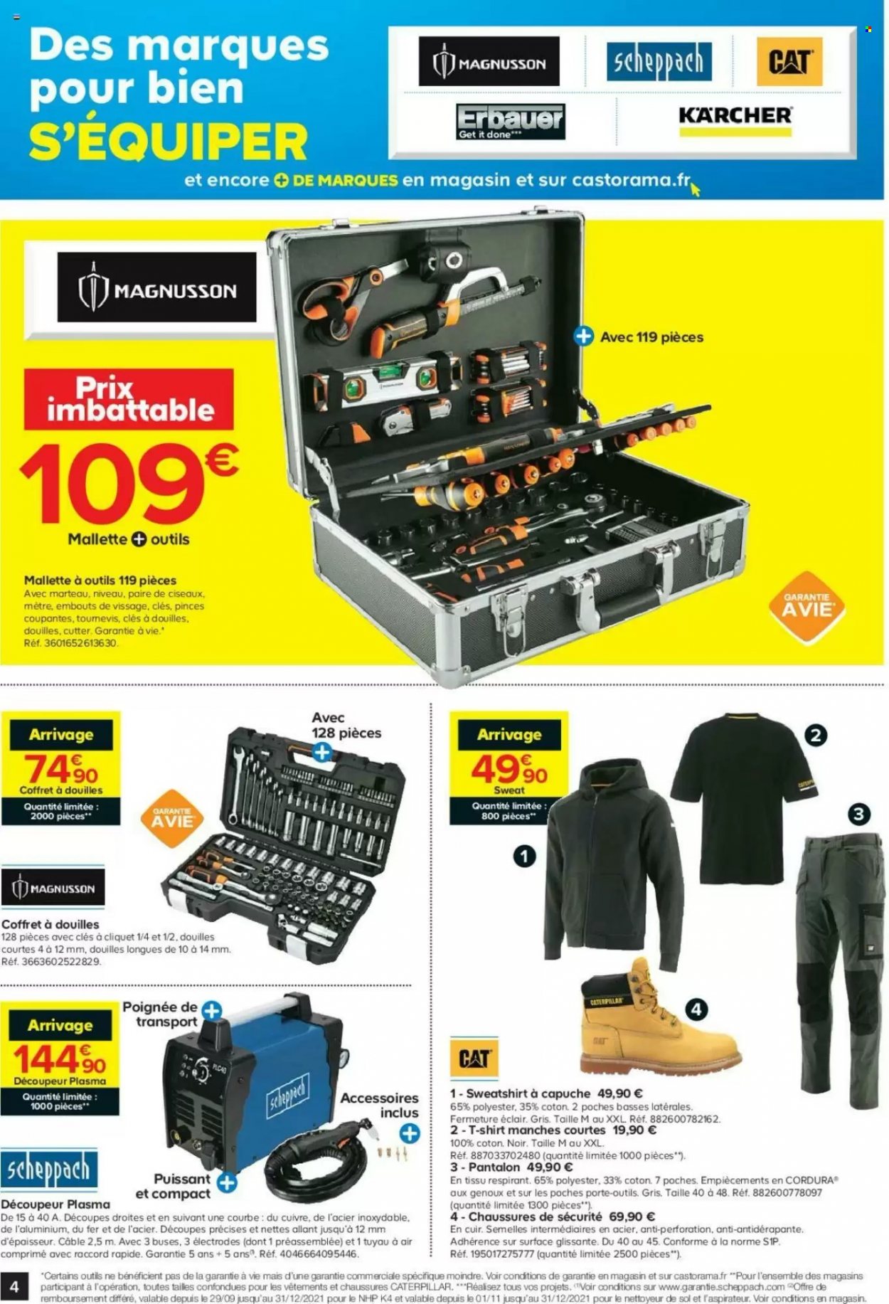thumbnail - Catalogue Castorama - 10/11/2021 - 29/11/2021 - Produits soldés - coffret, aspirateur, Kärcher, mallette, chaussures de sécurité. Page 4.