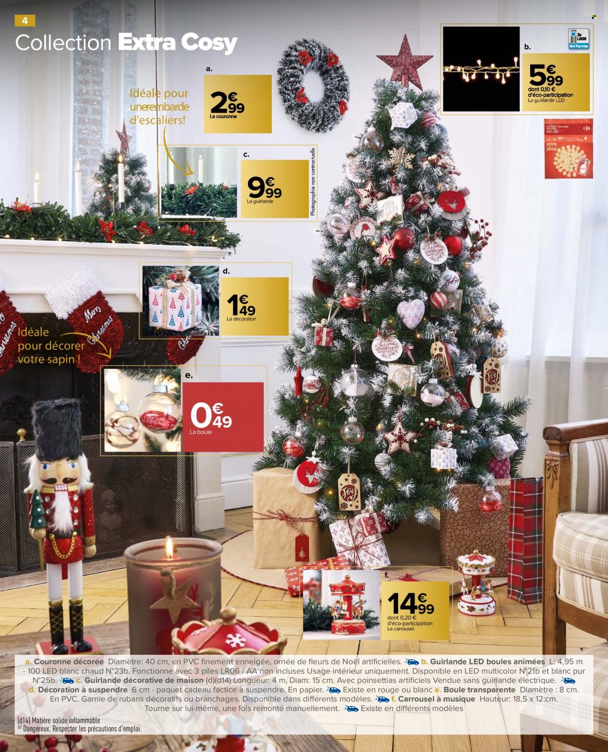 Catalogue Carrefour Hypermarchés - 09/11/2021 - 24/12/2021. Page 4