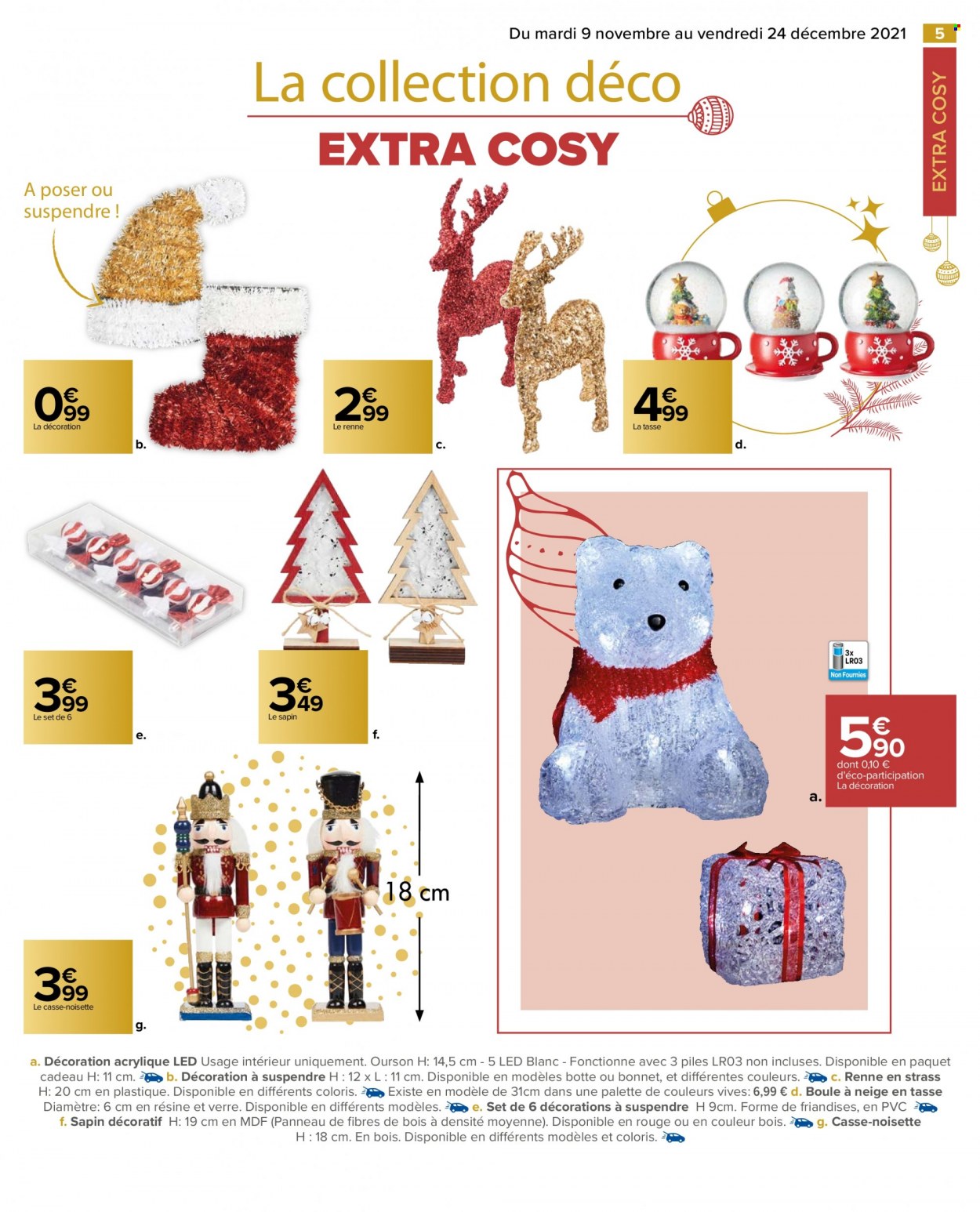 Catalogue Carrefour Hypermarchés - 09/11/2021 - 24/12/2021. Page 5