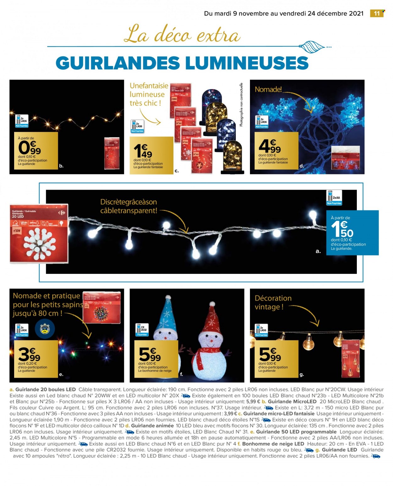 Catalogue Carrefour Hypermarchés - 09/11/2021 - 24/12/2021. Page 11