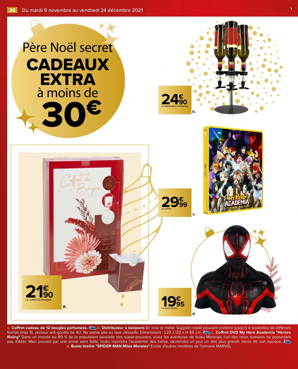 Catalogue Carrefour Hypermarchés - 09/11/2021 - 24/12/2021. Page 26