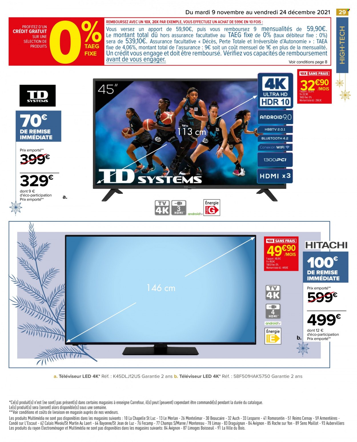 Catalogue Carrefour Hypermarchés - 09/11/2021 - 24/12/2021. Page 29