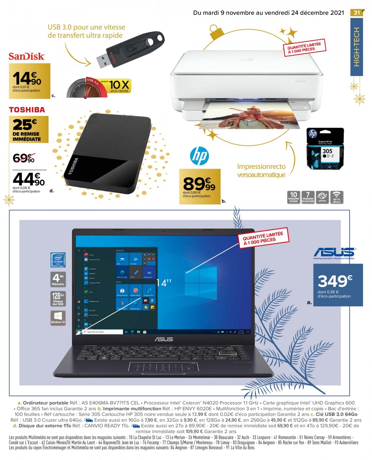 Catalogue Carrefour Hypermarchés - 09/11/2021 - 24/12/2021. Page 31