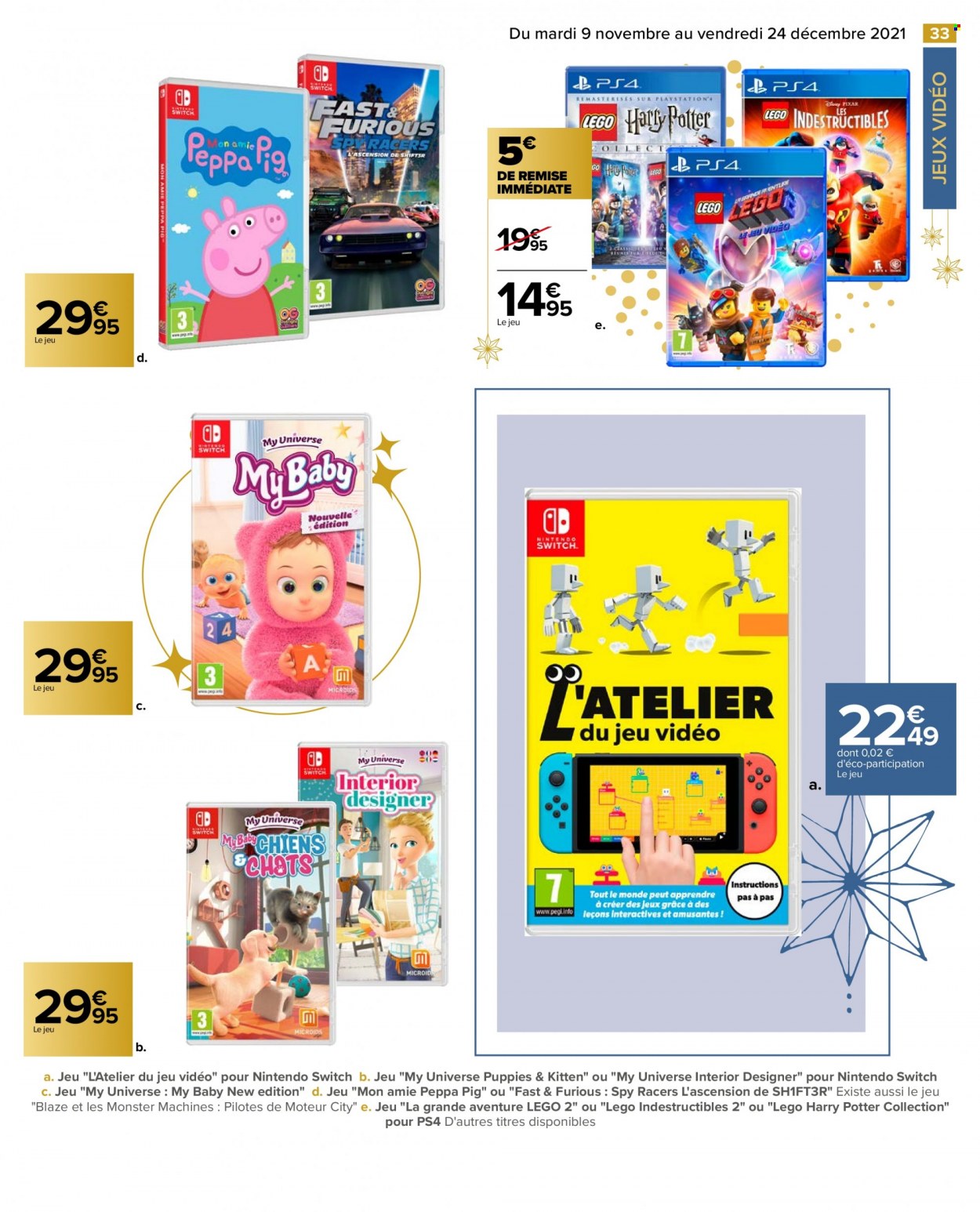 Catalogue Carrefour Hypermarchés - 09/11/2021 - 24/12/2021. Page 33